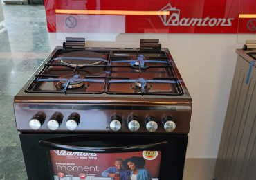 Ramtons Standing Cooker 60*60cm. 3G+1E . Electric Oven. Rc 605(brown)